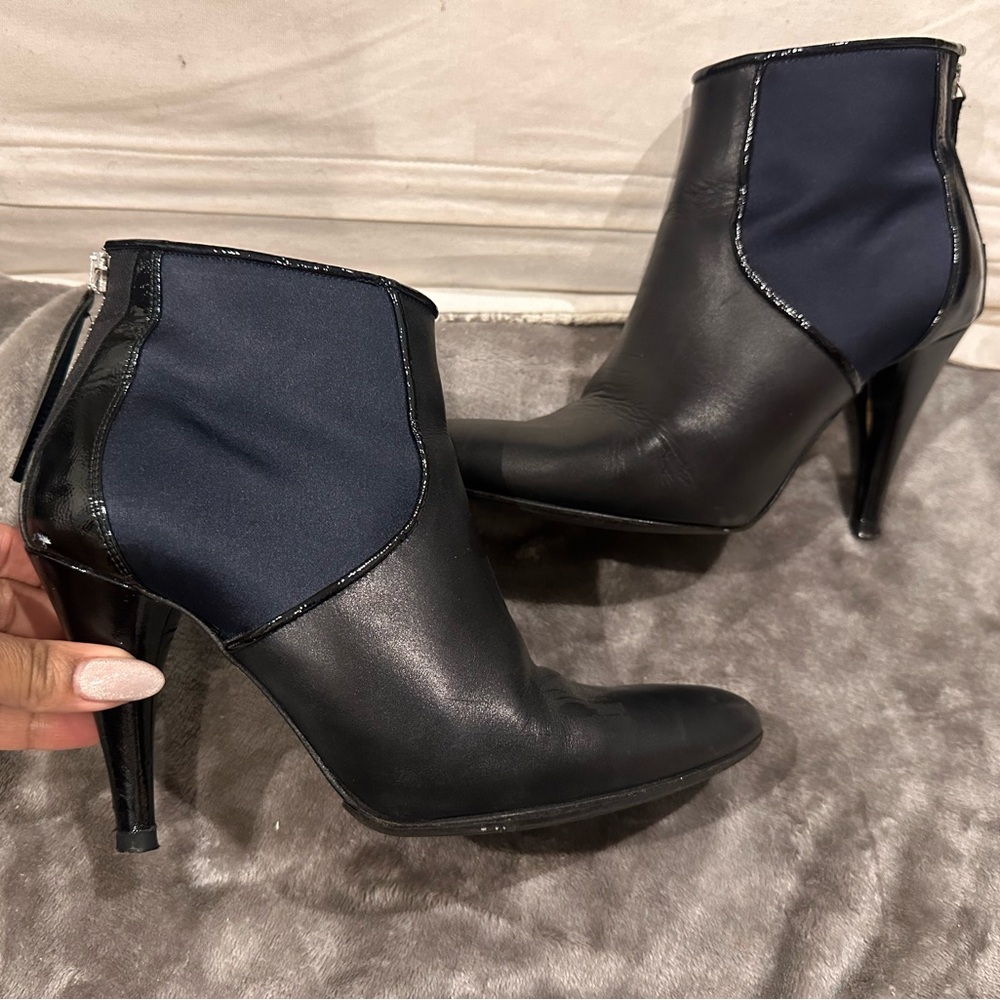Kenneth Cole Dinner Party Leather Ankle Boots sz 6